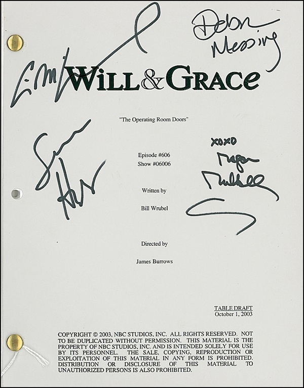 Lot 1159 Will and Grace