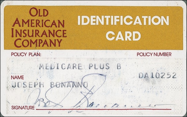 Lot 175 Joseph Bonanno