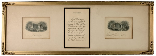 Lot 11 Benjamin and Caroline Scott Harrison