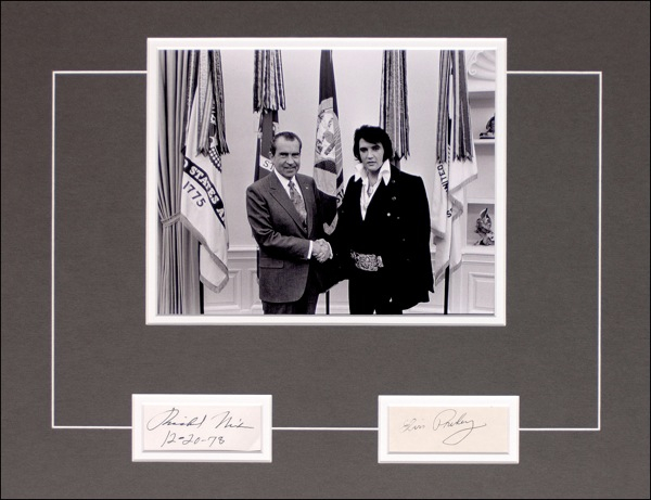 Lot 712 Elvis Presley and Richard Nixon