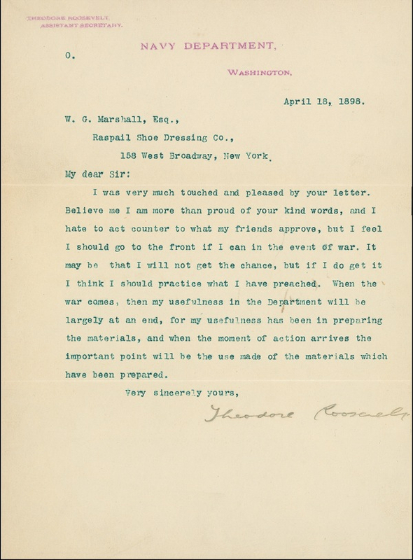 Lot 138 Theodore Roosevelt