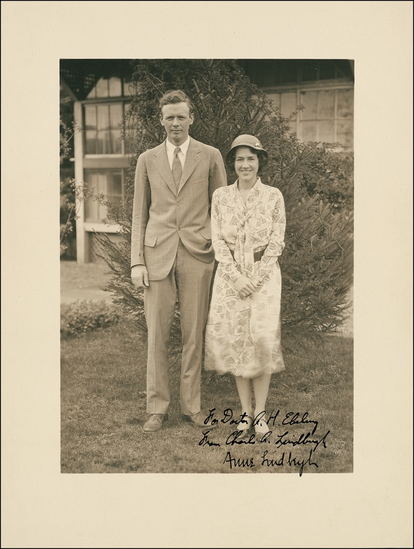 Lot 403 Charles and Anne Morrow Lindbergh