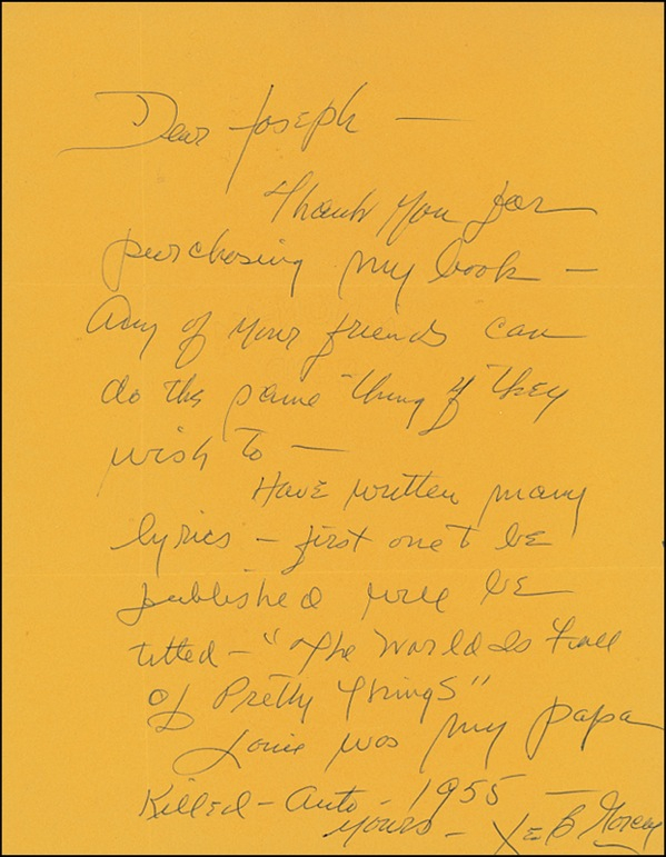 Lot 934 Leo B. Gorcey