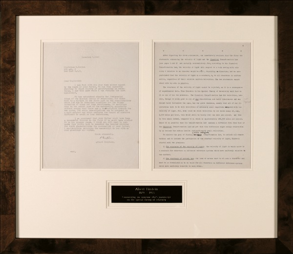 Lot 211 Albert Einstein