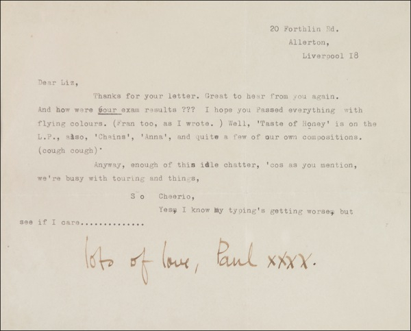 Lot 447 T. S. Eliot