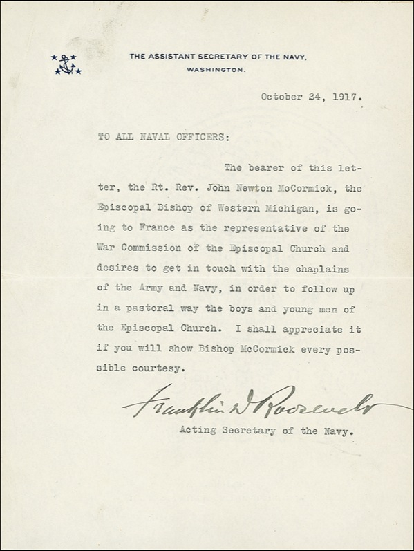 Lot 132 Franklin D. Roosevelt