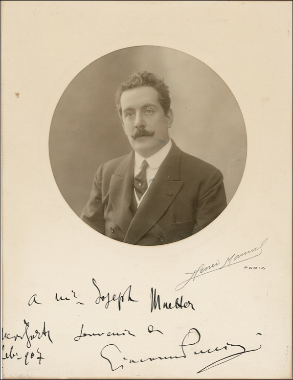 Lot 717 Giacomo Puccini
