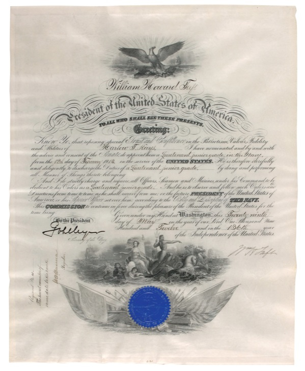 Lot 142 William H. Taft