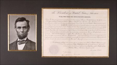 Lot #104 Abraham Lincoln - Image 1