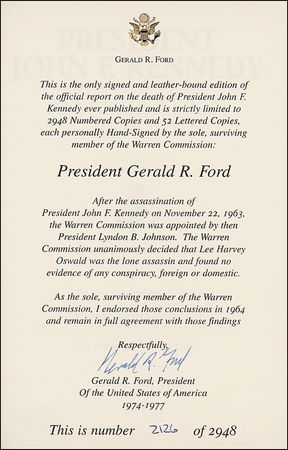 Lot #51 Gerald Ford - Image 2
