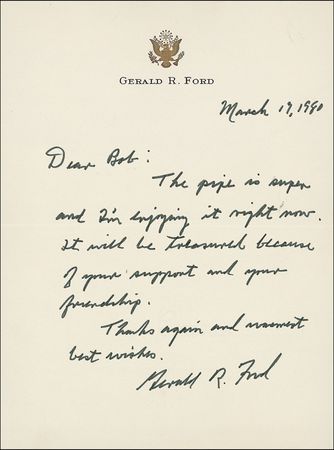 Lot #52 Gerald Ford - Image 2