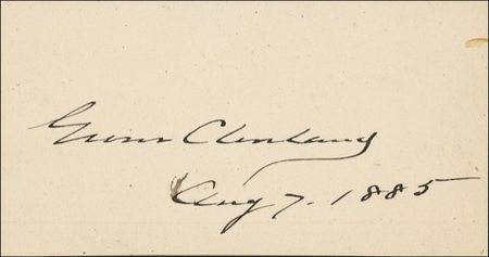 Lot #25 Grover Cleveland