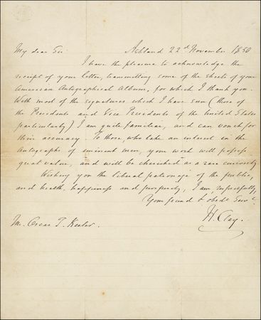 Lot #189 Henry Clay - Image 1