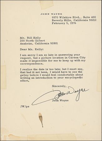 Lot #1151 John Wayne - Image 1