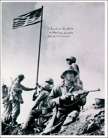 Lot #334 Iwo Jima: Lindberg, Charles - Image 2