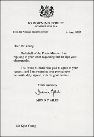 Lot #173 Tony Blair - Image 1