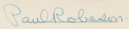 Lot #723 Paul Robeson - Image 1