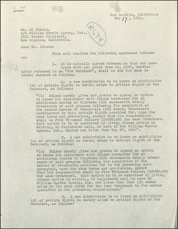 Lot #990 Al Jolson - Image 2