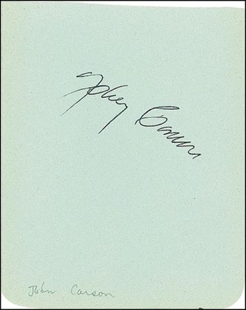 Lot #851 Johnny Carson - Image 1