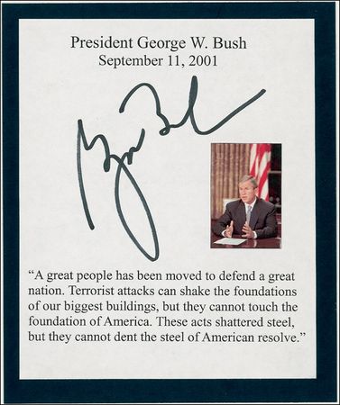 Lot #7 George W. Bush