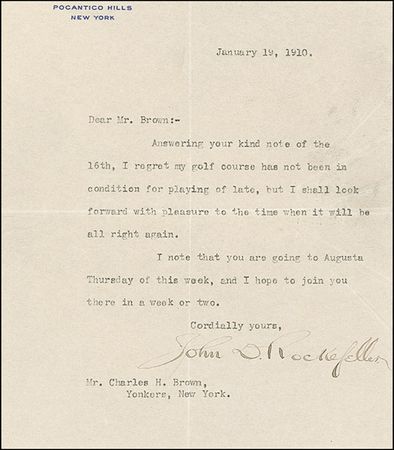 Lot #271 John D. Rockefeller - Image 1