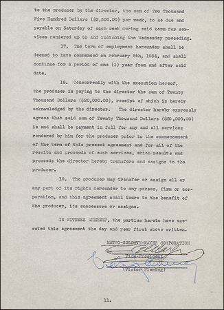 Lot #914 Victor Fleming - Image 1