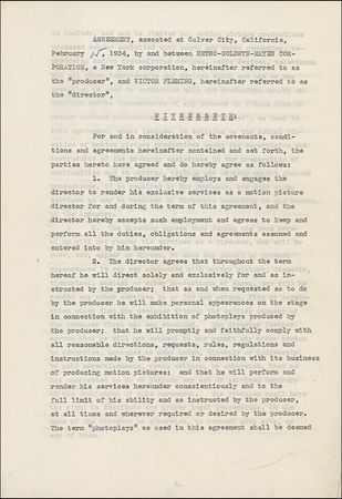 Lot #914 Victor Fleming - Image 2