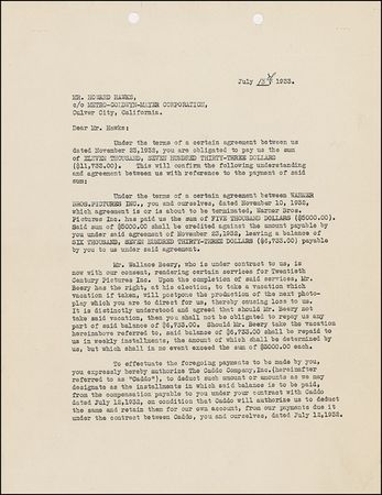 Lot #947 Howard Hawks - Image 2