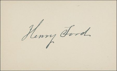 Lot #217 Henry Ford - Image 1