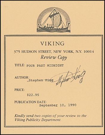 Lot #472 Stephen King - Image 1