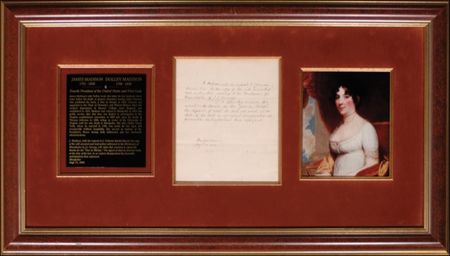 Lot #108 James and Dolley Madison - Image 1