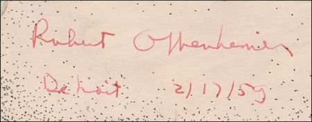 Lot #263 Robert Oppenheimer - Image 2