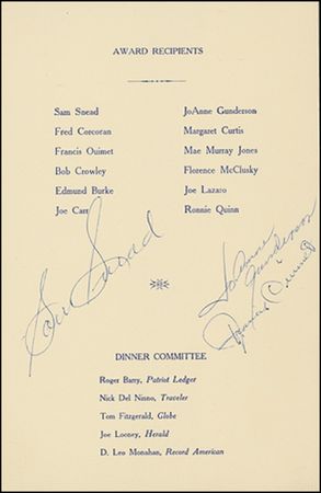 Lot #1469 Francis Ouimet and Sam Snead - Image 1