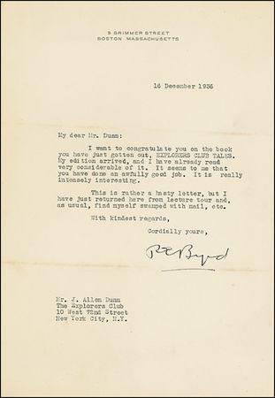 Lot #183 Richard E. Byrd - Image 2