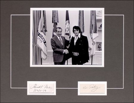 Lot #712 Elvis Presley and Richard Nixon - Image 1
