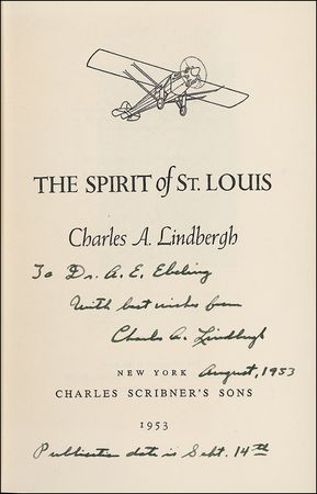 Lot #399 Charles Lindbergh - Image 1