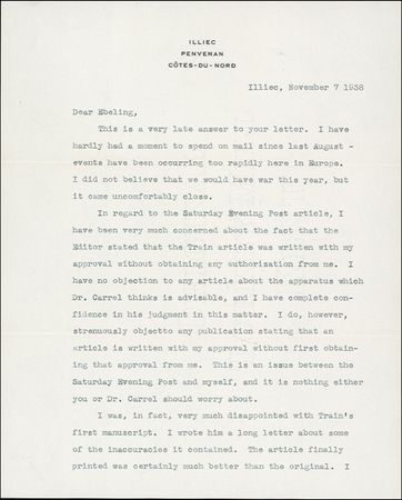 Lot #400 Charles Lindbergh - Image 1