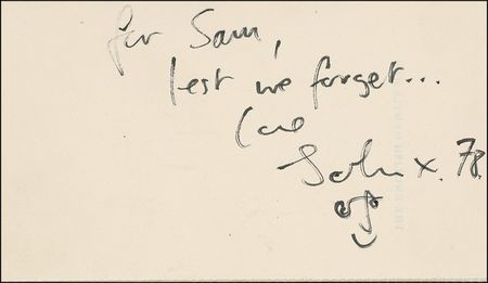 Lot #592 Beatles: Lennon, John - Image 1