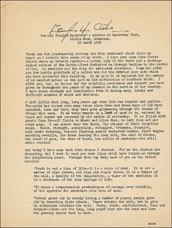Lot #337 Douglas MacArthur - Image 1