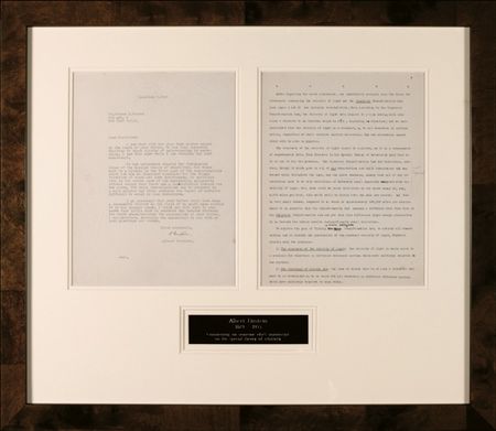 Lot #211 Albert Einstein - Image 1