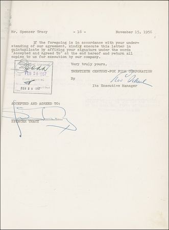Lot #1142 Spencer Tracy - Image 1