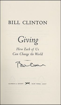 Lot #34 Bill Clinton