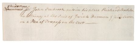 Lot #205 Declaration of Independence: Stockton, Richard - Image 1