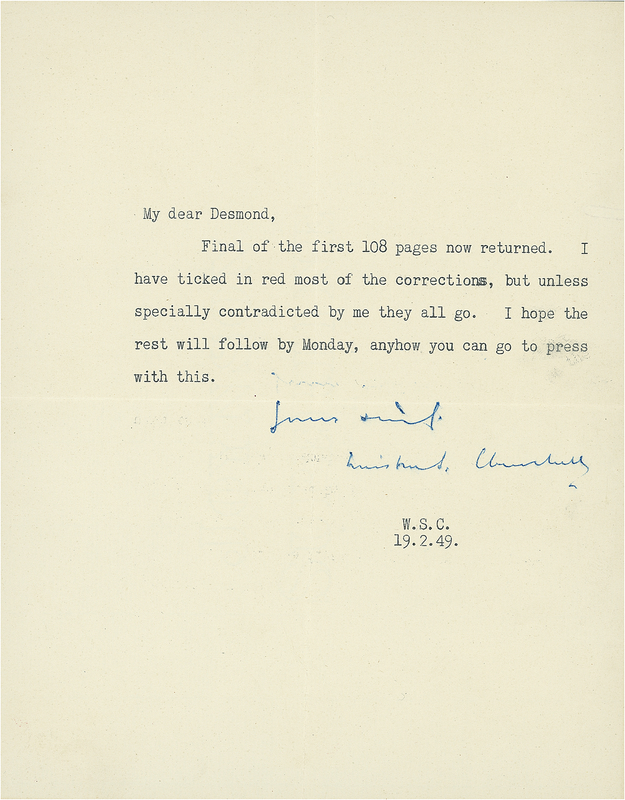 Lot 221 Winston Churchill
