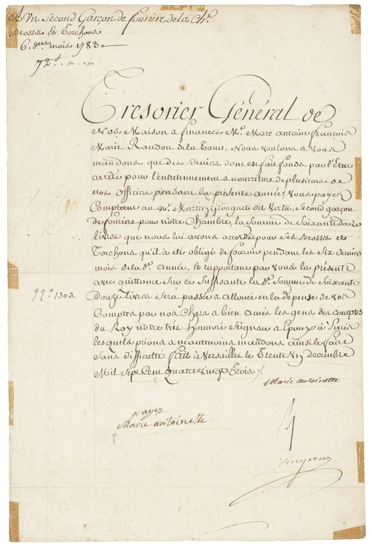 Lot 318 Marie Antoinette