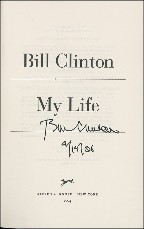 Lot 23 Bill Clinton