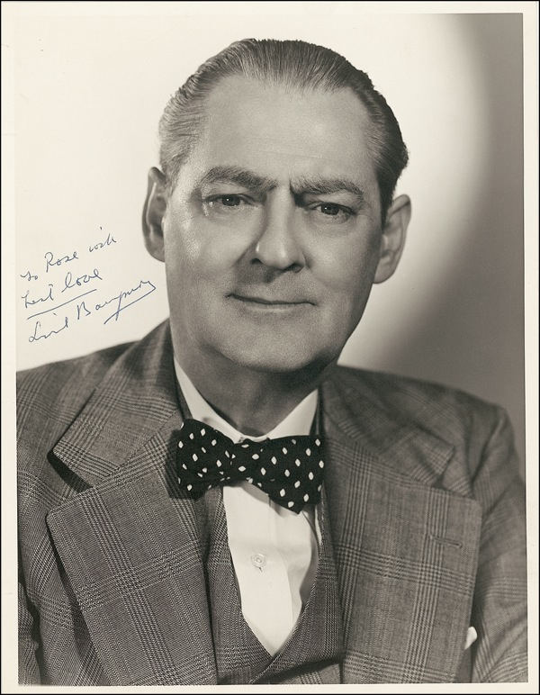 Lot 931 Lionel Barrymore