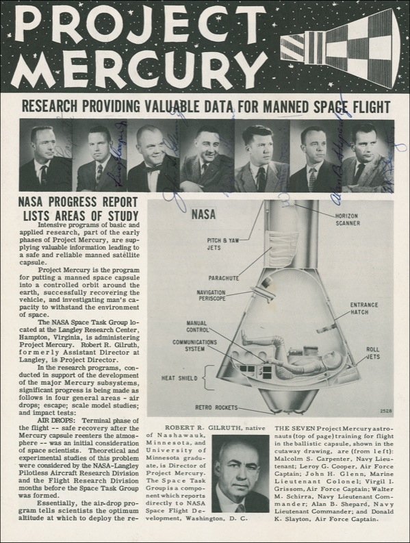 Lot 497 Mercury Seven