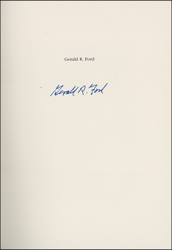 Lot 54 Gerald Ford, Jimmy Carter, and George Bush