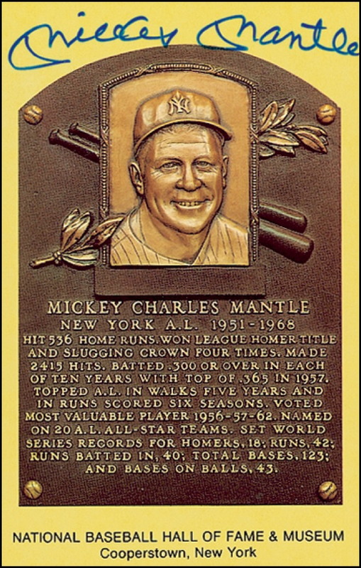 Lot 1433 Mickey Mantle